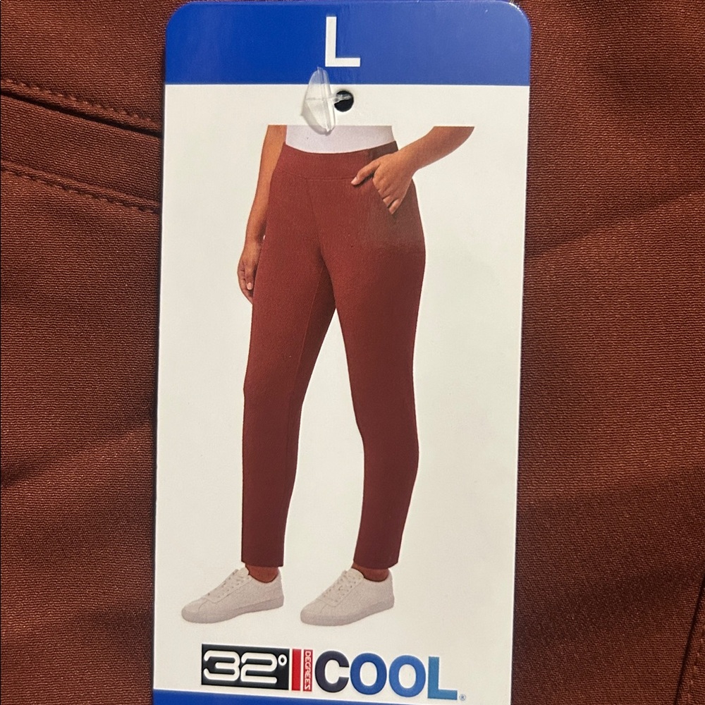 32 Degrees cool Pull on Pants Brown Sable S, L, XXL NWT